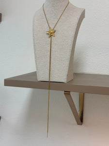 Star Lariat necklace