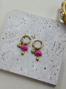Mushroom Earrings