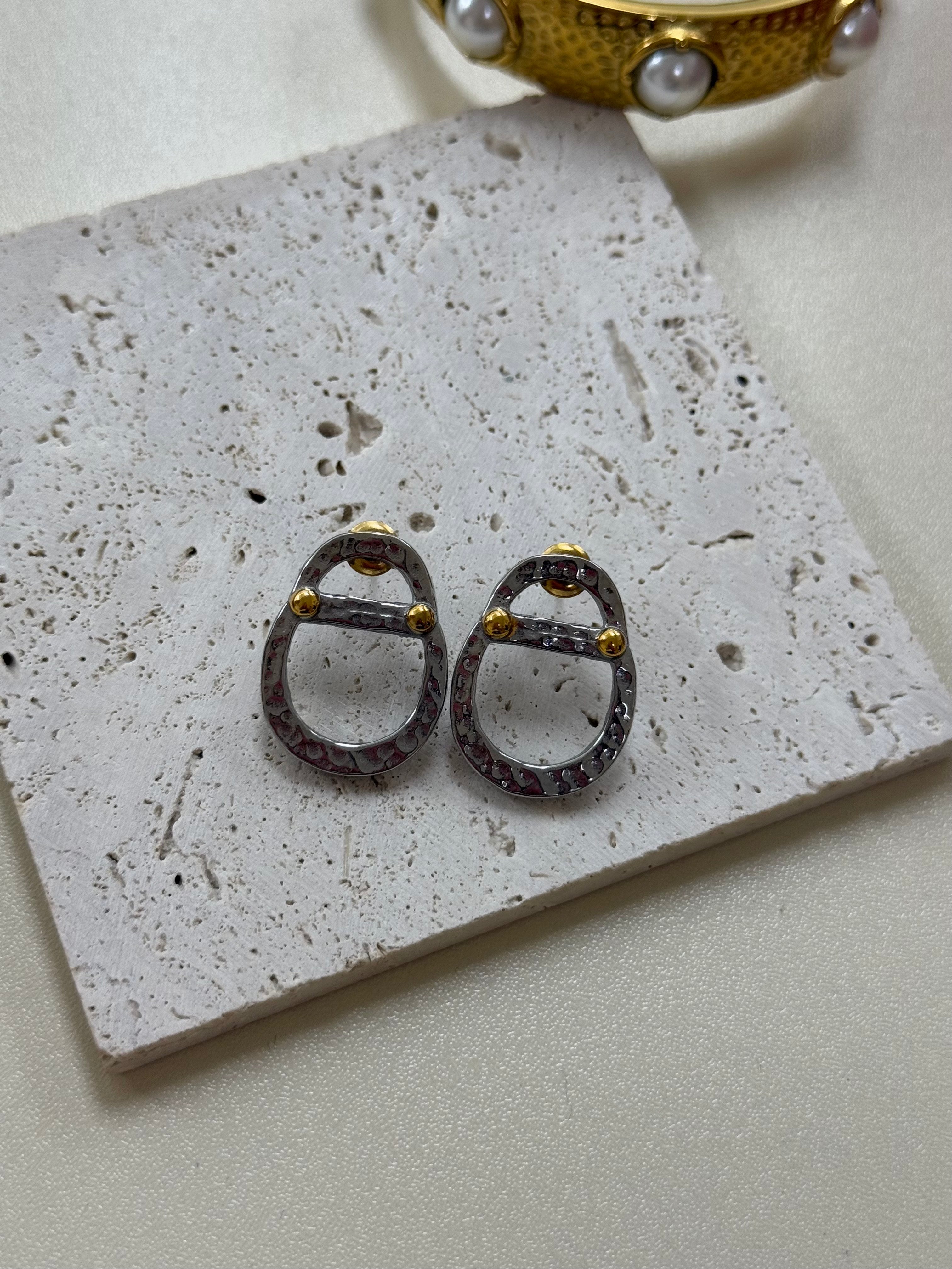 Two tones Earrings