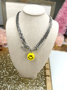 Smiley Face Chain necklace